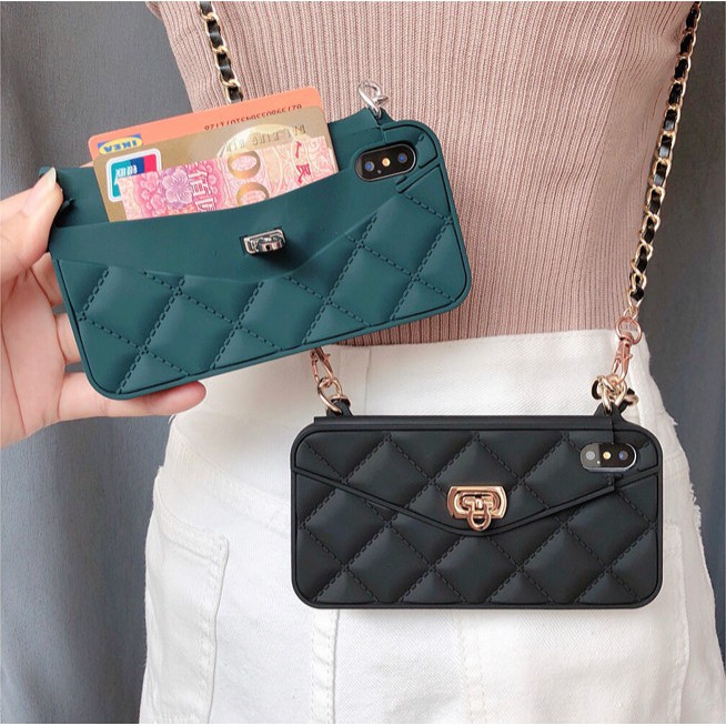 Handbag Wallet Purse Phone Case for iPhones Casing Bag Soft