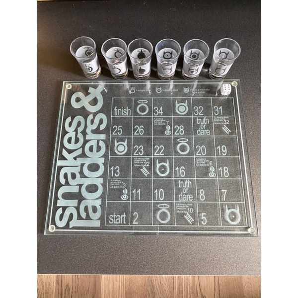 Snakes and Ladder Shot Glasses Game Shopee Malaysia