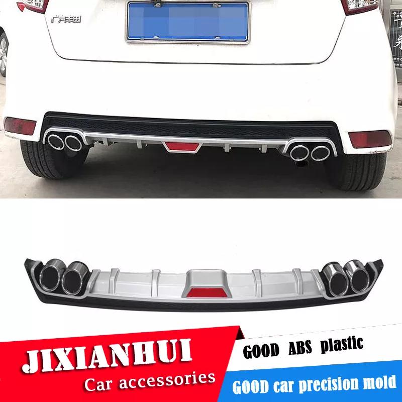 For Toyota Yaris Body kit spoiler 20142017 For Toyota Yaris ABS Rear