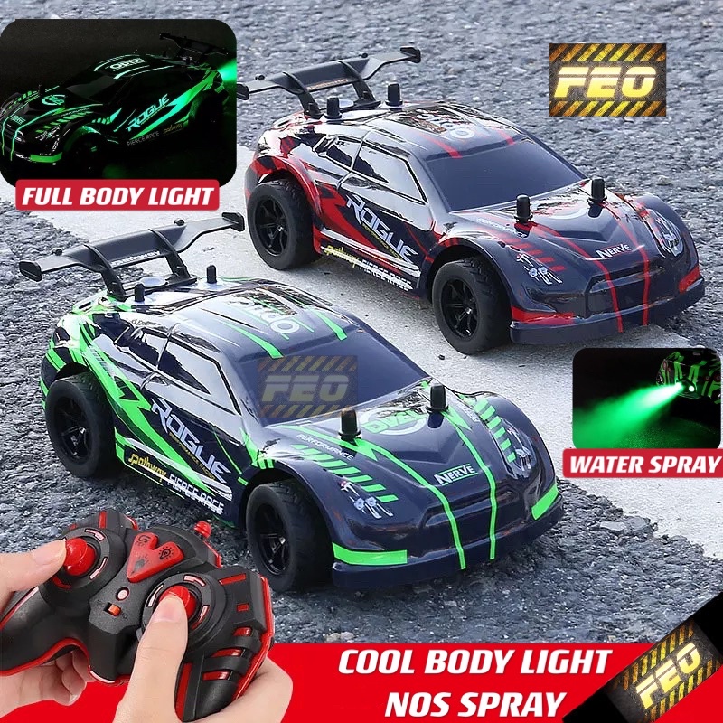 Body Light Feo Rogue Rc Car Drift Control Car Racing Spray Effect