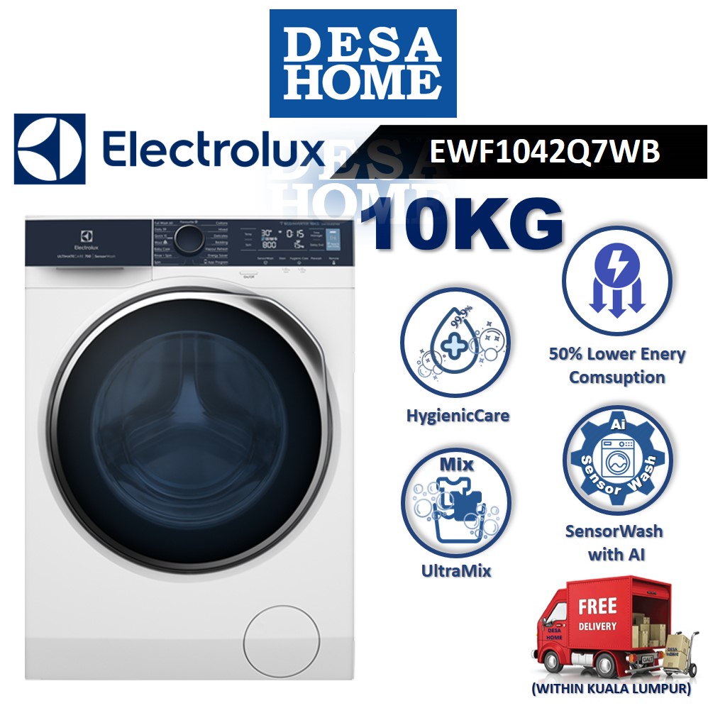 [FREE DELIVERY WITHIN KL] ELECTROLUX EWF1042Q7WB [10KG]ULTIMATECARE