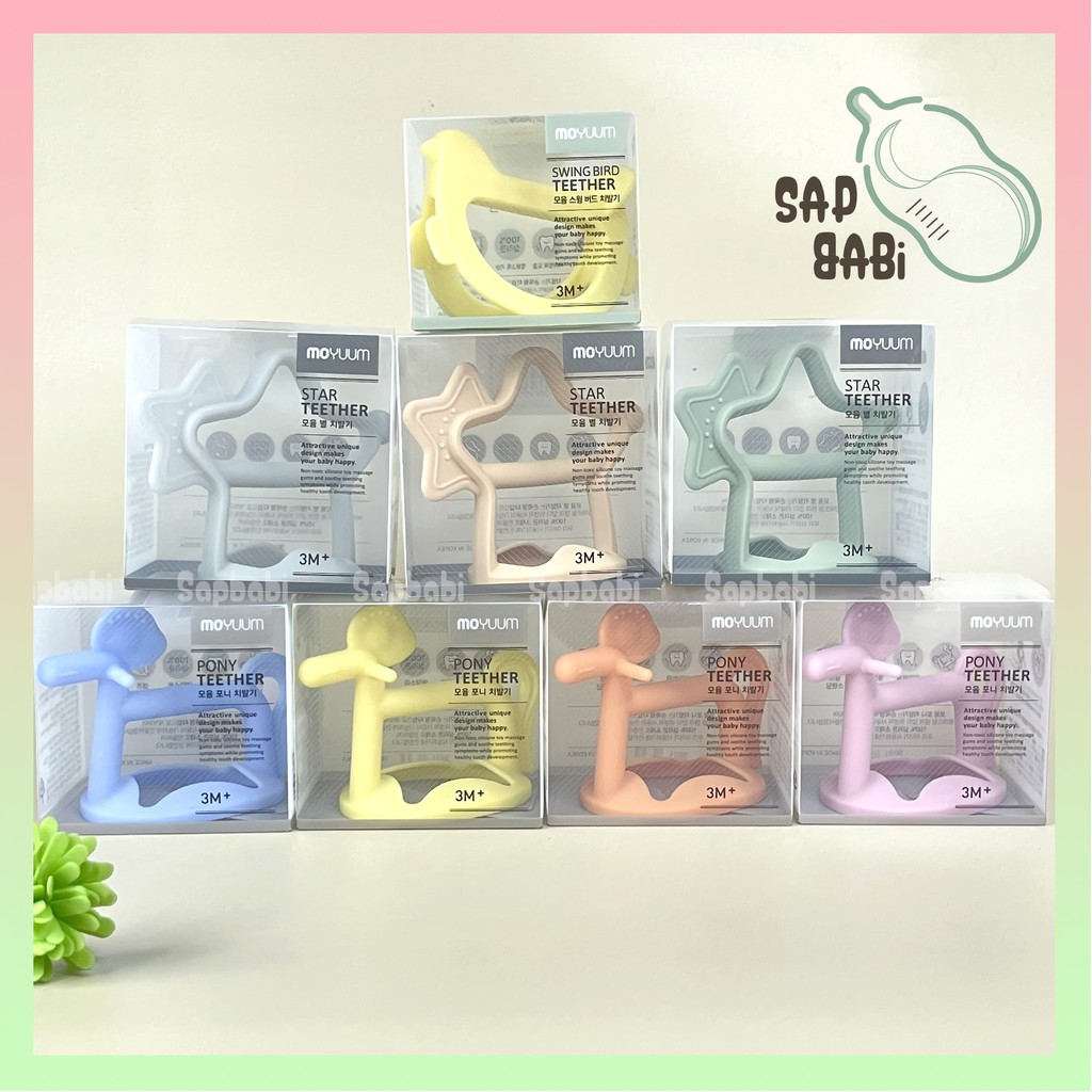 Genuine Korean MOYUUM Gums, Vietnamese Silicone barrot Gums (With Box