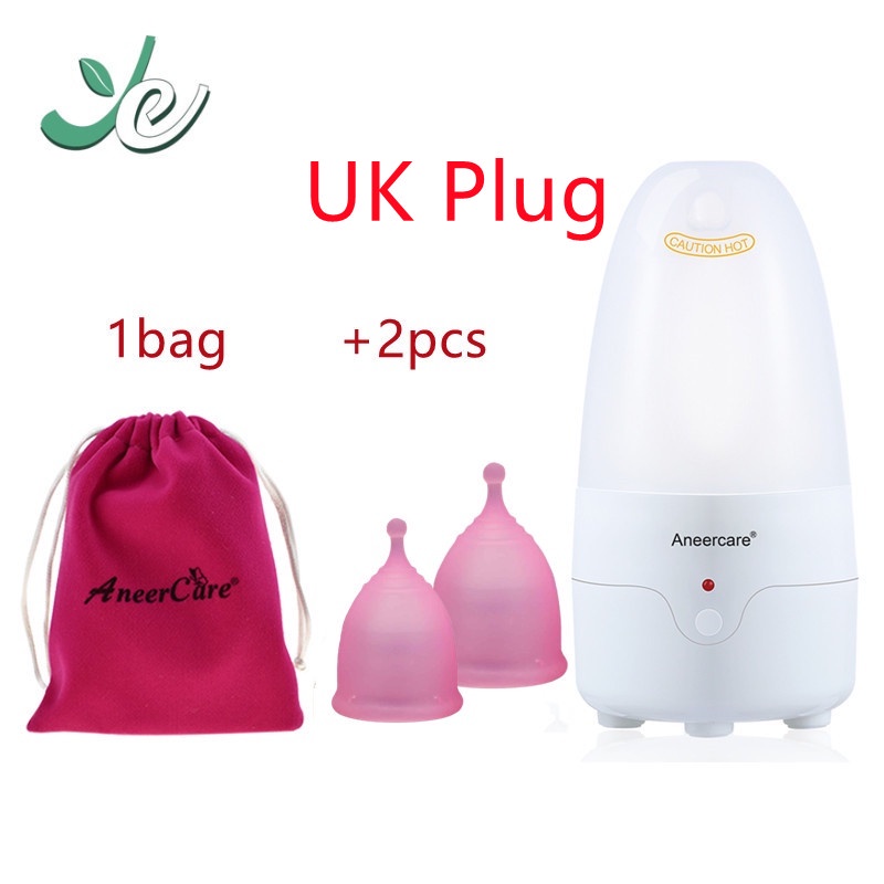 2Pcs menstrual cup and Girls Physiological Period Special Steam