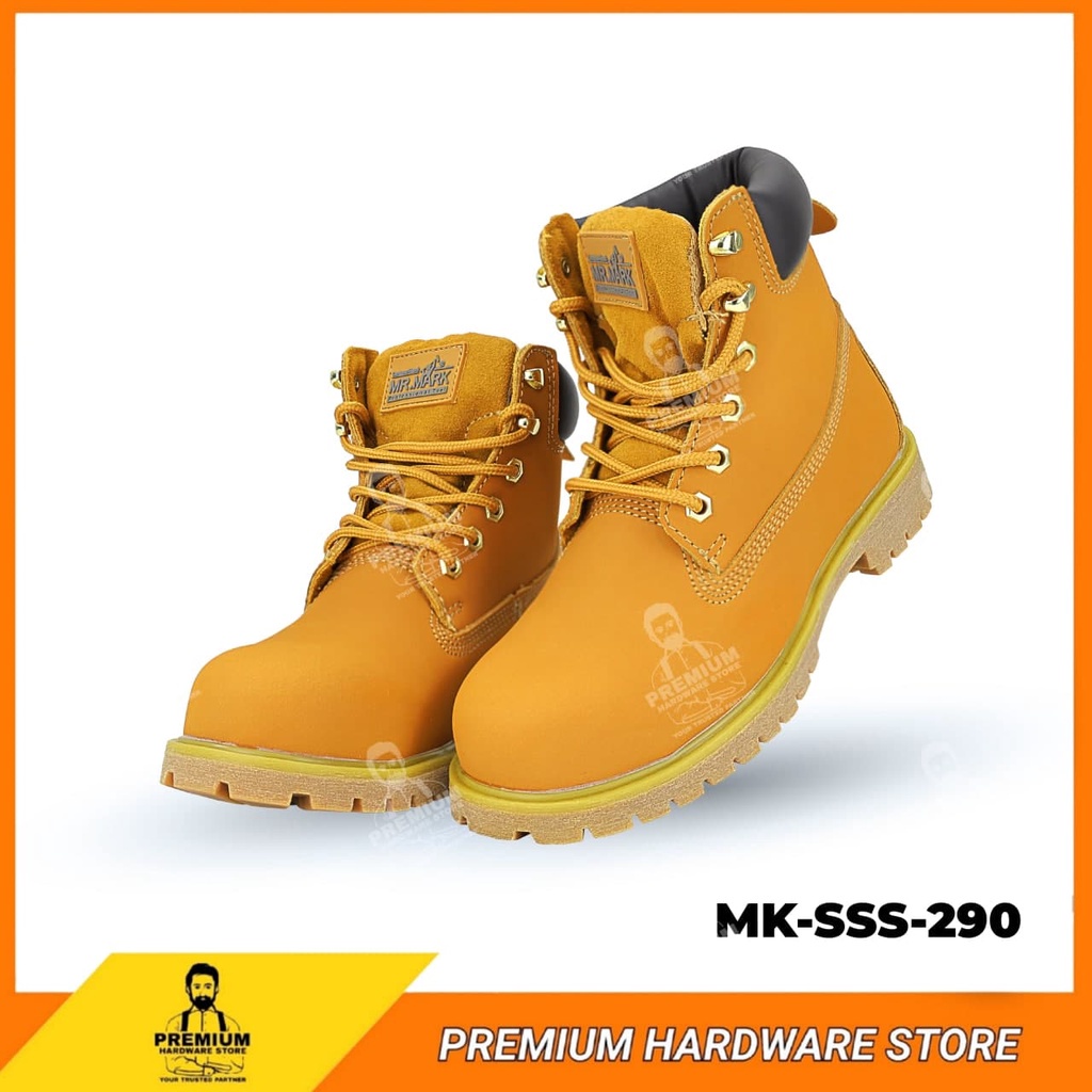 MR.MARK RSERIES WHEAT LACE SAFETY SHOES SAFETY BOOTS SAFETY FOOTWEAR KASUT SAFETY Shopee Malaysia