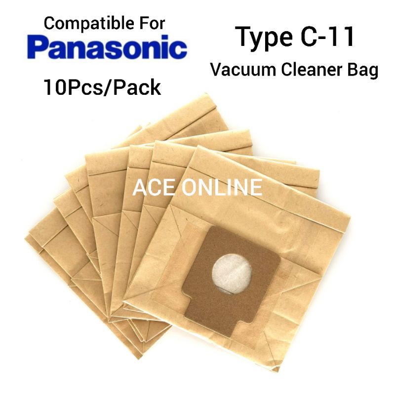 Panasonic vacuum best sale cleaner dust bag