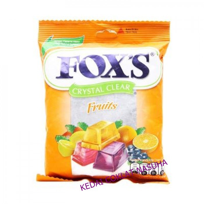 Foxs Crystal Clear Fruits Candy 90g | Shopee Malaysia