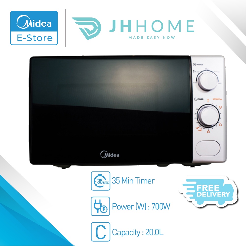 Midea 20L Microwave Oven MM720CXM | Ketuhar Oven | Shopee Malaysia