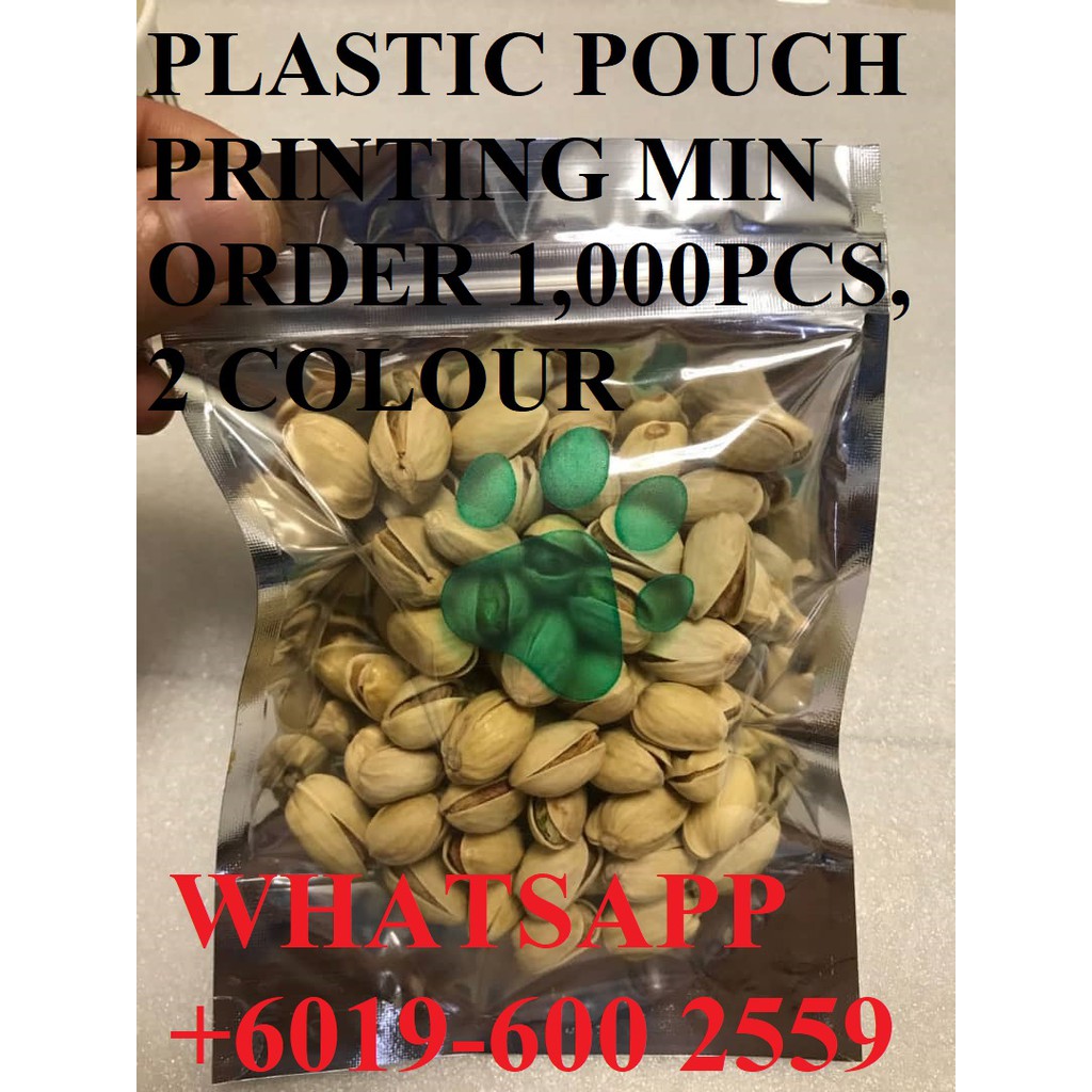 Plastic pouch printing hot sale