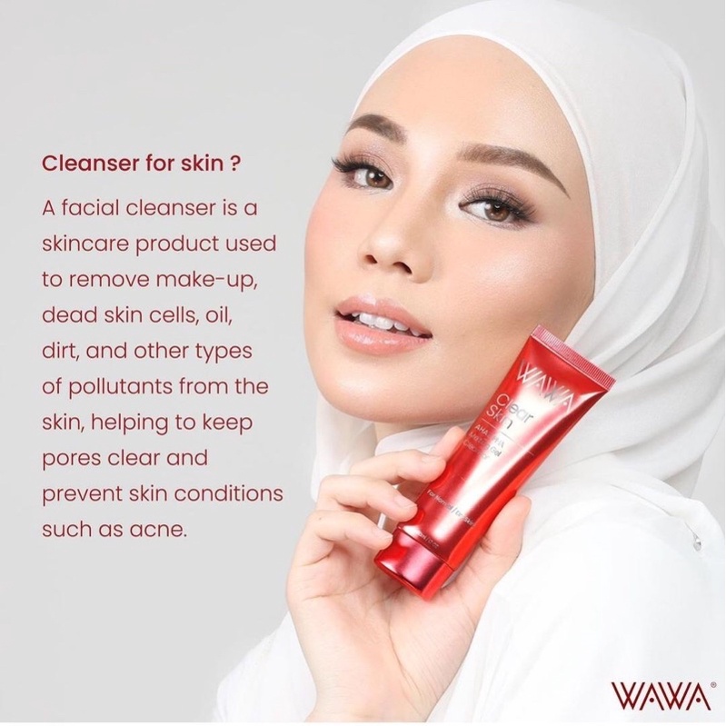 WAWA SKIN CARE 💯from HQ CLEANSER , MOISTURISER, SERUM & ACNE CREAM ...