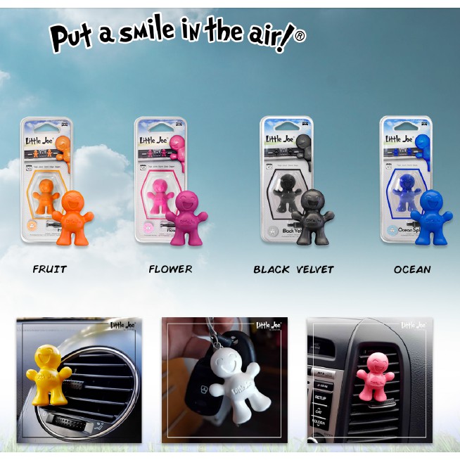 LITTLE JOE Air Freshener Car Perfume Pewangi Kereta (3D Character