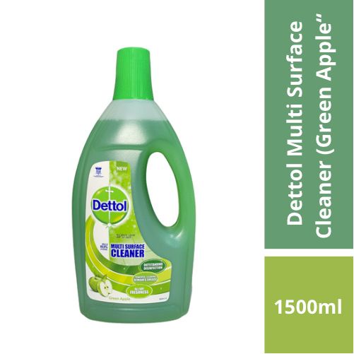 Dettol Multi Surface Cleaner Kill 99.9 Germs (Green Apple) Shopee