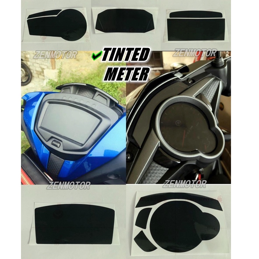 TINTED METER STICKER LC135 V1-7 Y15ZR V1 V2 RS150 EX5 DREAM Y125Z ...