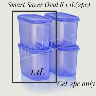 Tupperware Smart Storer Square Container 2.5l 2pc