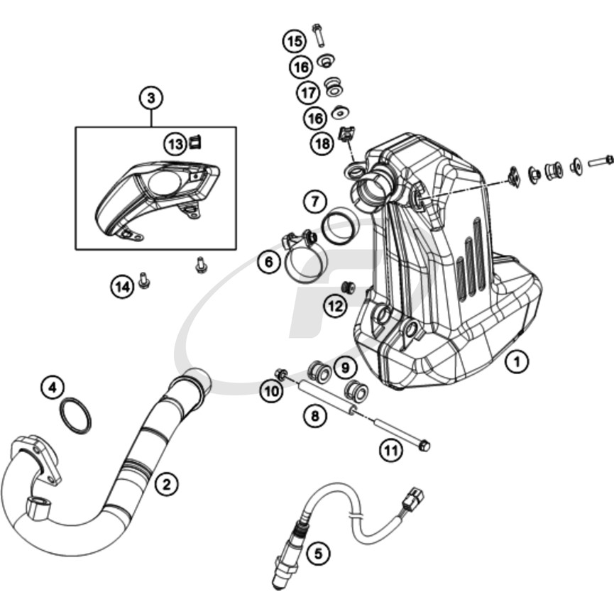 Ktm duke 200 original exhaust price hotsell
