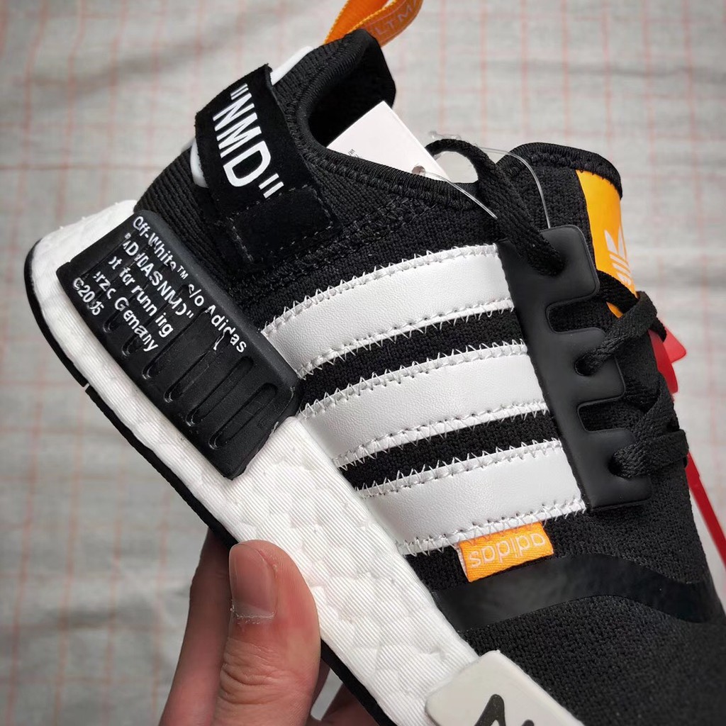 original Adidas NMD R1 OFF WHITE NAST PK Boost Running shoes Men s Sneakers Shopee Malaysia