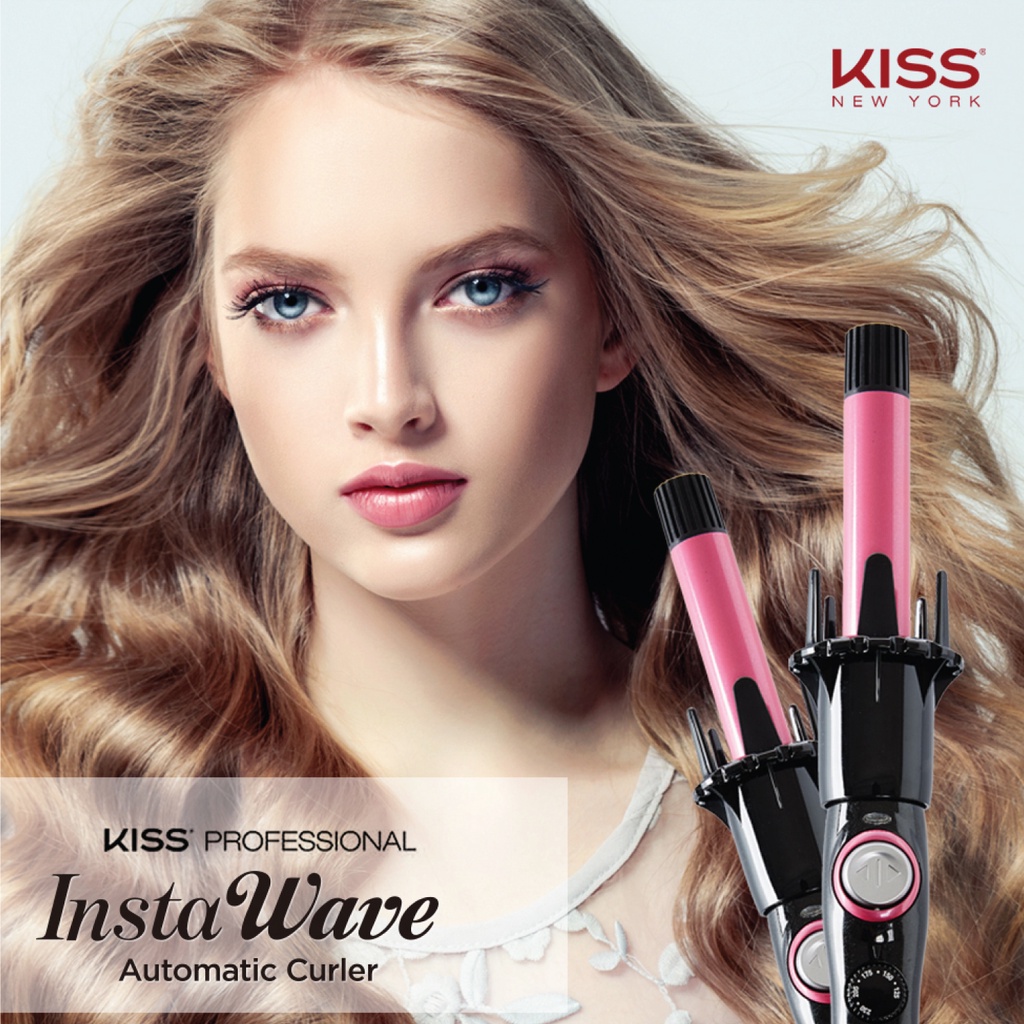 Kiss professional instawave automatic curling iron best sale