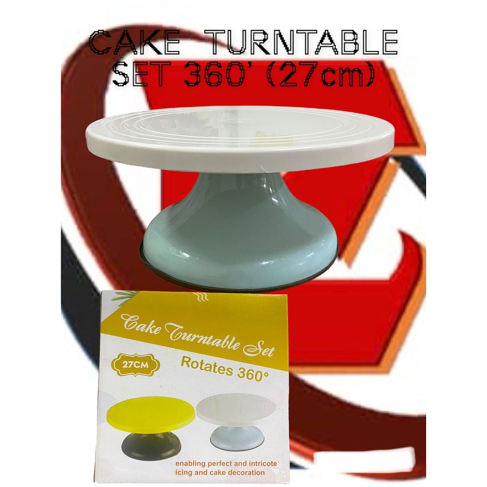 OT72 CAKE TURNTABLE SET 360' (27CM) Shopee Malaysia