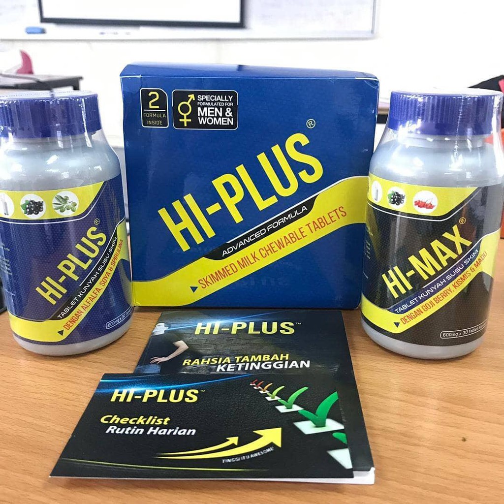💥NEW💥 Hi-Plus Height Up Booster Ubat Tinggi Height Increase Gainer ...
