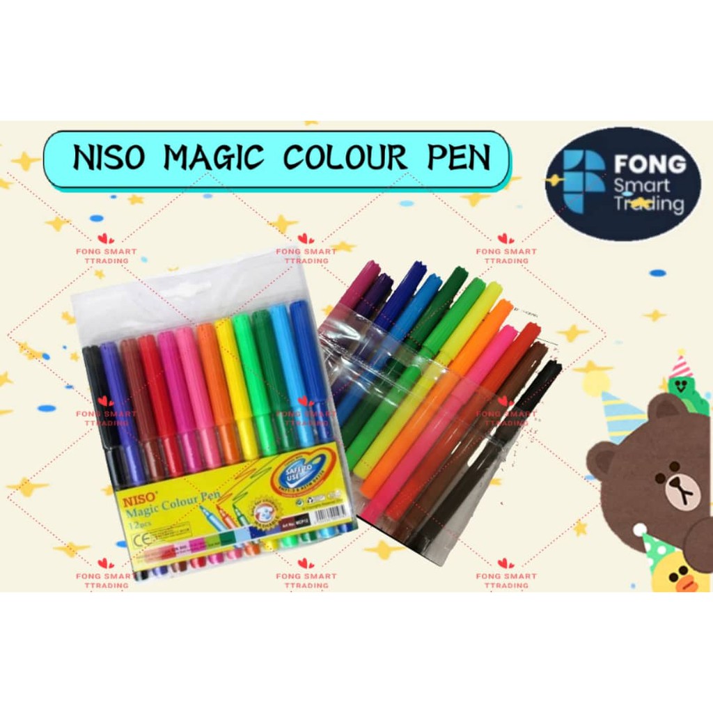 NISO Magic Colour Pen 12 Colour