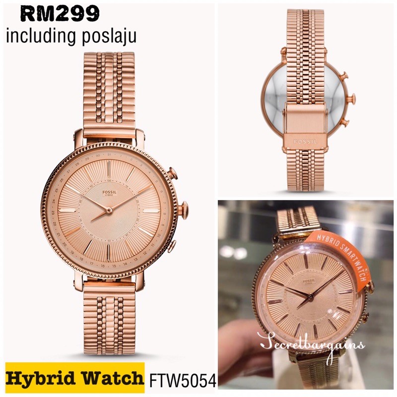 Hybrid smartwatch outlet cameron stainless steel