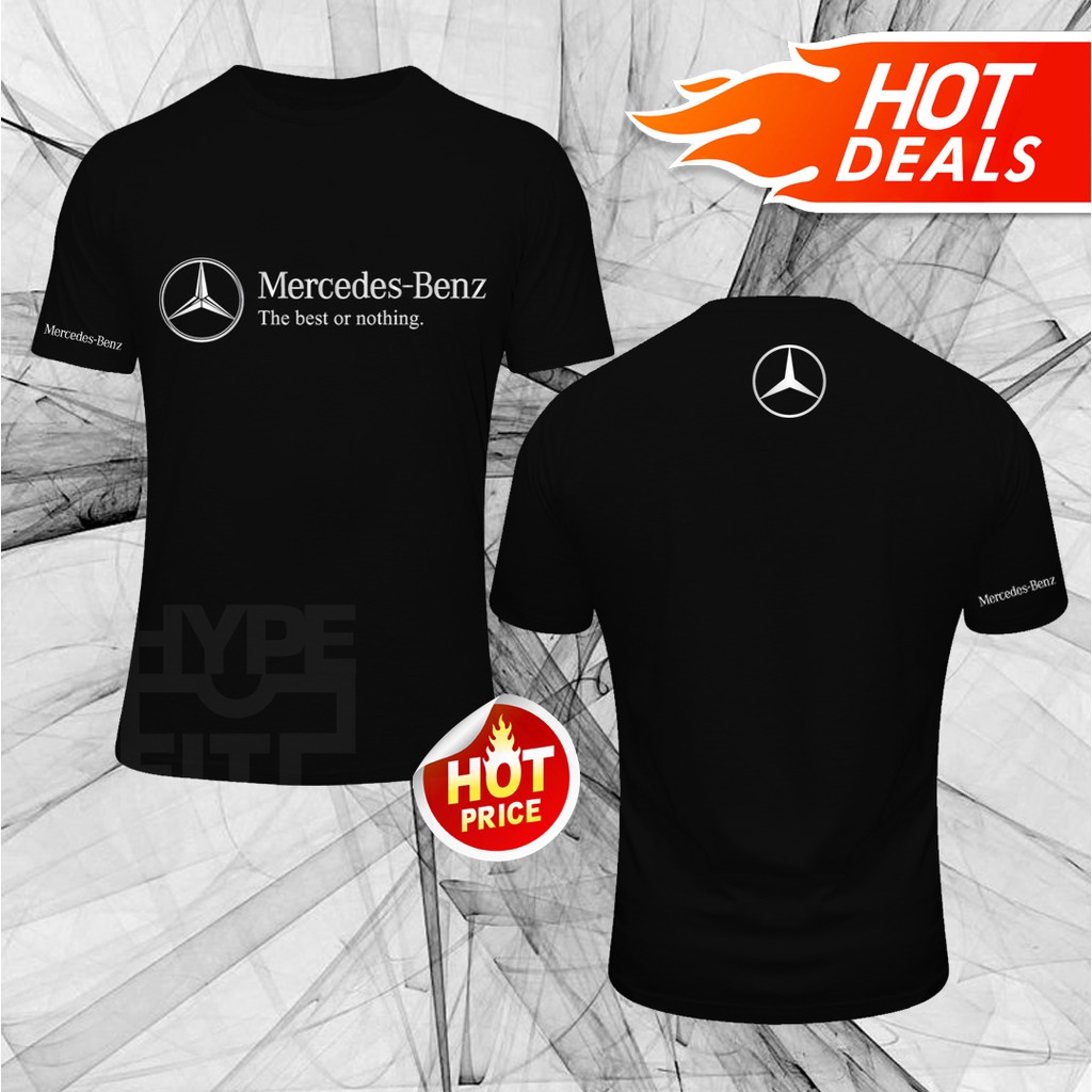 NEW Mercedes-Benz The Best Or Nothing T-Shirt Ready Stock Black Gray ...