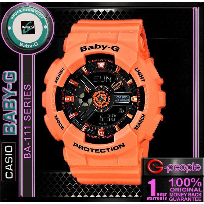 BA 111 WATCH 100 ORIGINAL CASIO BABY G BA 111 4A2 Shopee Malaysia