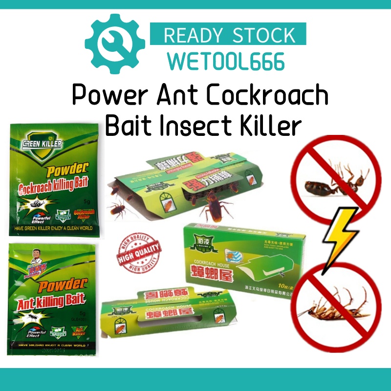 Power Ant Killing Bait Power Cockroach Killing Bait (serbuk semut/lipas ...