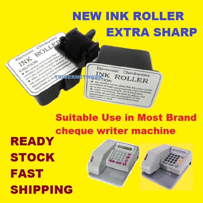 Cheque Writer Ink Roller , Checkwriter Check Writer Ink Roller / Ink