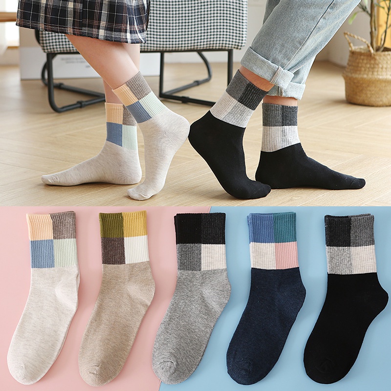 MALAYSIA READY STOCK! 1 Pair Japan Style Women's All-Match Color ...