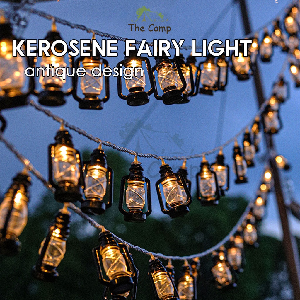 Outdoor LED Fairy Light Bulb Kerosene Solar Design Ball String USB ...