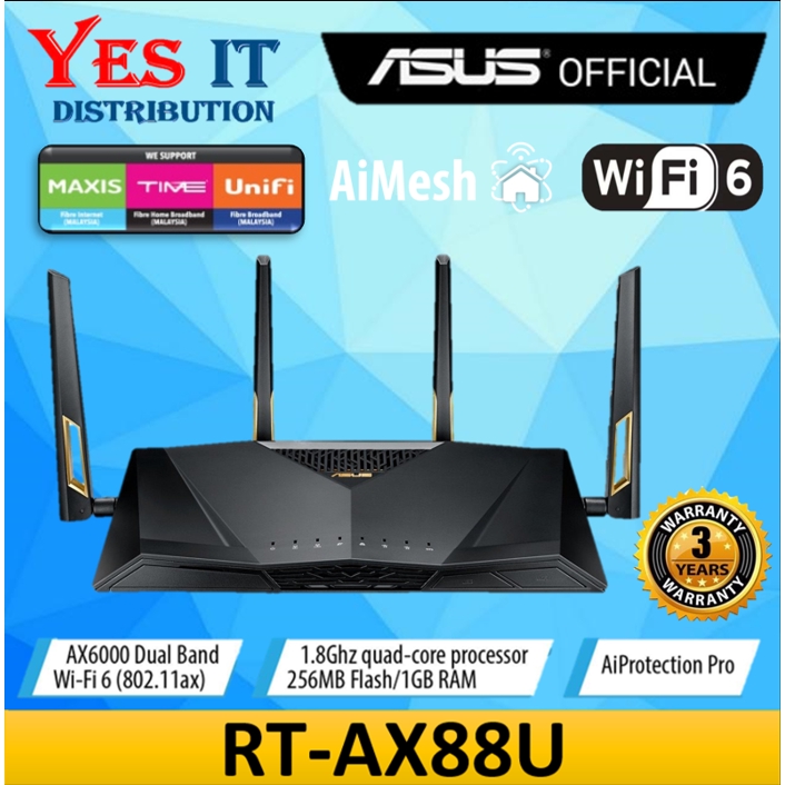 ASUS TUF Gaming AX6000 Dual Band WiFi 6 Gaming Router (TUF-AX6000 ...