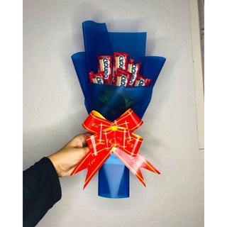 Gubahan Coklat KitKat // Tutorial Chocolate KitKat Bouquet 