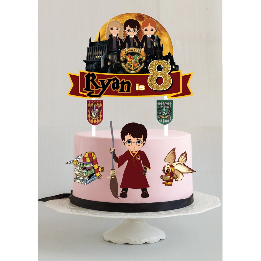 Harry Potter Theme Birthday Cake Topper | Shopee Malaysia