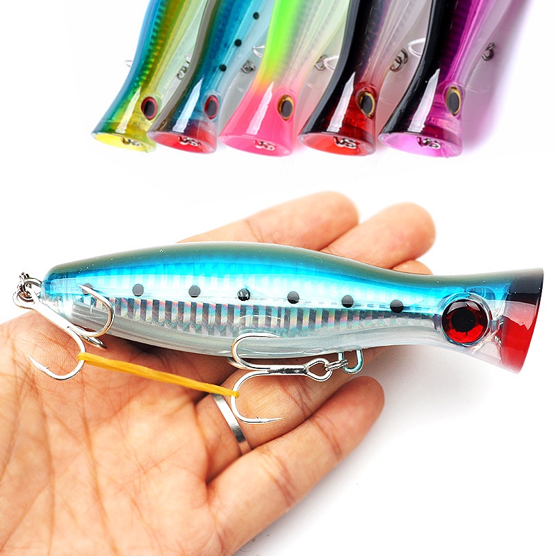 12.5cm 40.3g Hard Lure Big Popper Lure Top Water Fishing Lures