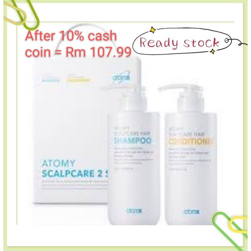 Atomy scalp care Shampoo 500ml & conditioner 500ml Shopee Malaysia
