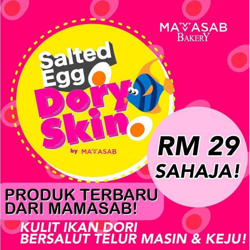 DORY SKIN SALTED EGG MAMASAB BAKERY | Shopee Malaysia