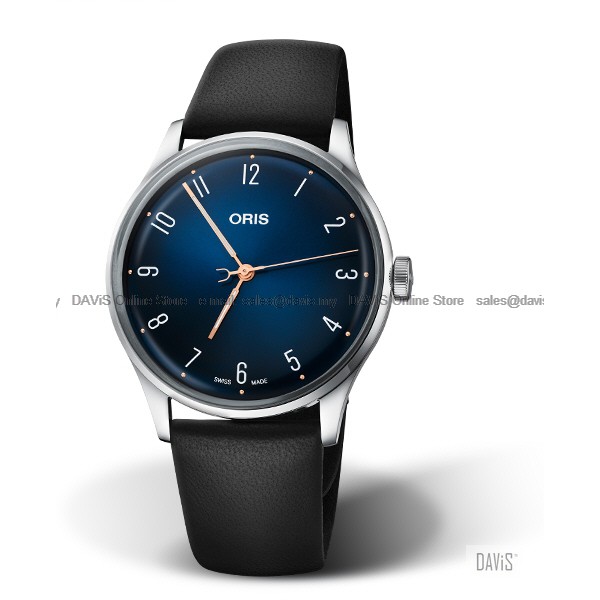 ORIS 0173377624085 Set Men s Artelier James Morrison Academy of Music Automatic Leather Strap Blue Limited Edition