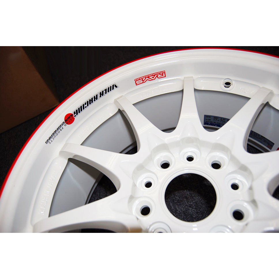 Volk Racing JDM Time Attack CE28 rim-sticker | Shopee Malaysia