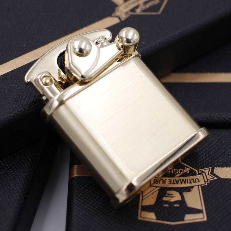 Zorro genuine kerosene pure copper lighter rocker ejection brass ...