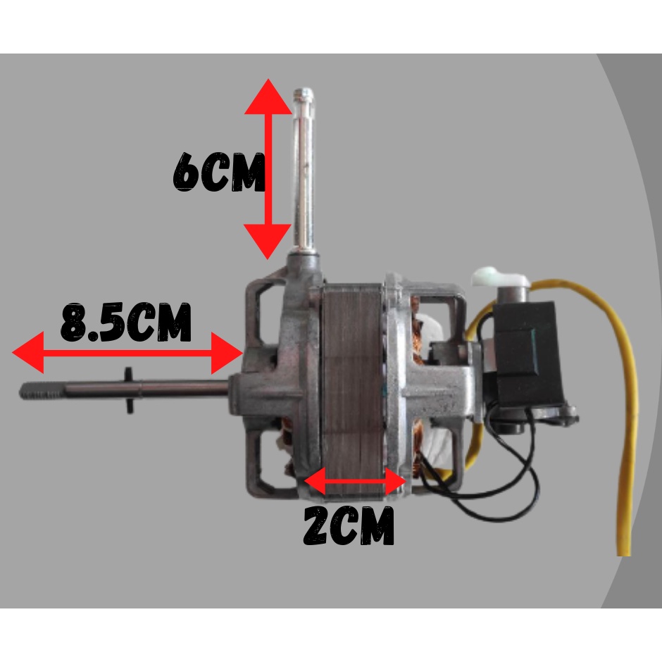 UNIVERSAL FAN MOTOR 16" DOUBLE BEARING 100 COOPER / STAND FAN MOTOR 16
