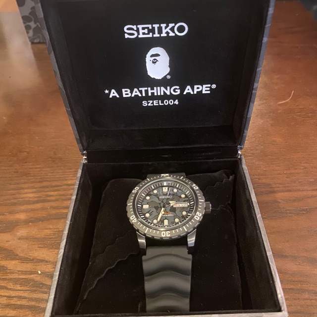 Bape x seiko watch for diver 2020 Shopee Malaysia