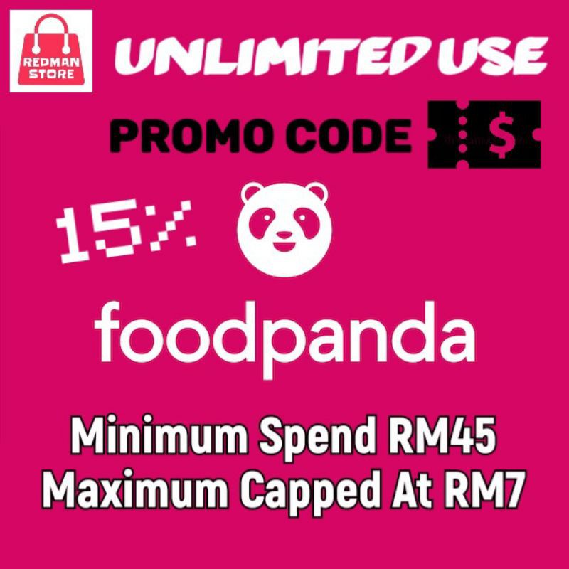 Food Panda Promo Code Voucher(15) Shopee Malaysia