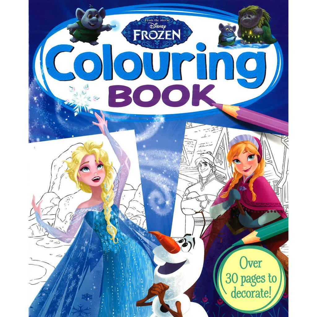 Frozen Coloring Book - Disney Frozen Coloring Book