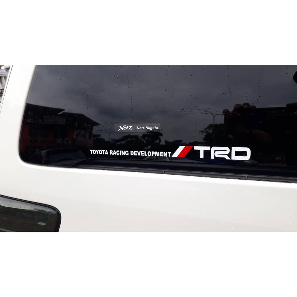 Toyota Racing Development TRD - Sticker Ready Stock! | Shopee Malaysia