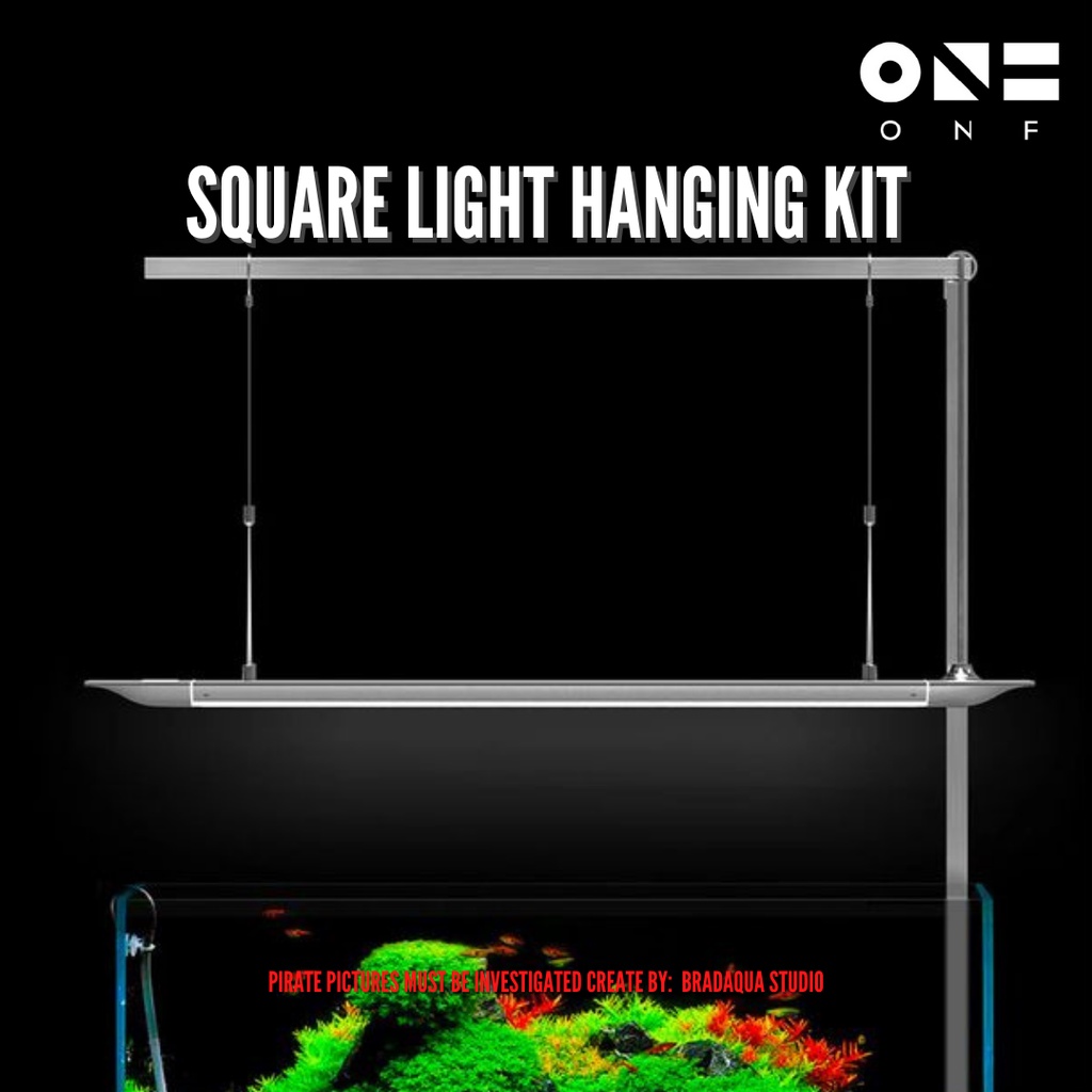 ONF Square 24" 36" Aquarium Light Suspension System Light Hanging Kit