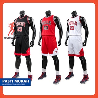 Buy MULANKA Jordan No. 23 Adult Jersey NBA Basketball Bulls Jersey Crew  Neck Tights & Basketball Shorts Black Red White Online at desertcartEcuador