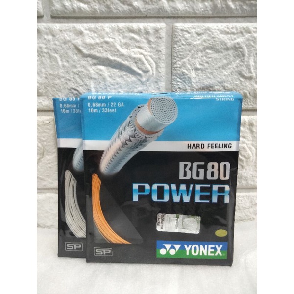Yonex BG80 POWER Original badminton Racket String | Shopee Malaysia