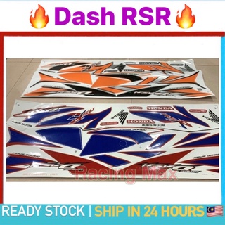 Honda Dash Wave Dash V Rs Rsr Body Stripe Dash V Wave Dash Rsr Rs Sticker Body Shopee