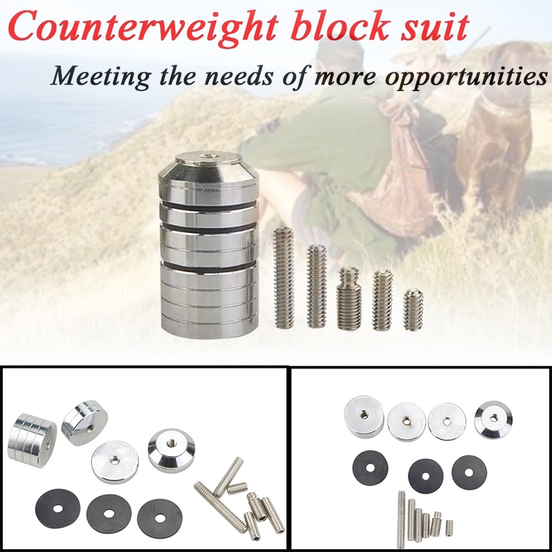 AMEYXGS 1pc Archery Weight Balance Stabilizer Stainless Steel Balance