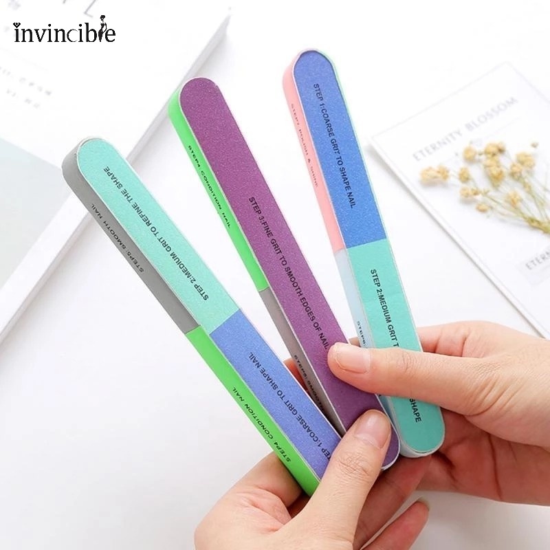 Six Sided Nail Files Strip/ Professional Nair Art Sanding Buffer Block